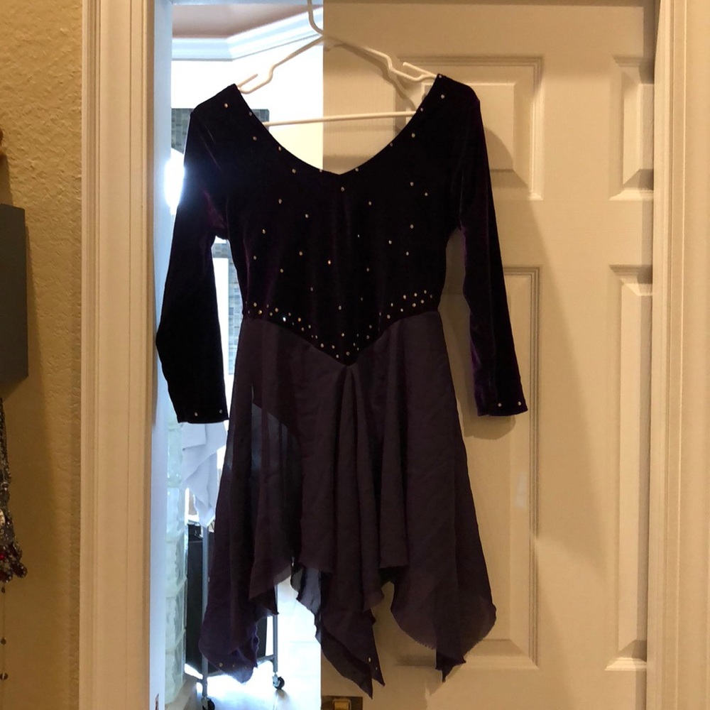 Purple skate costume